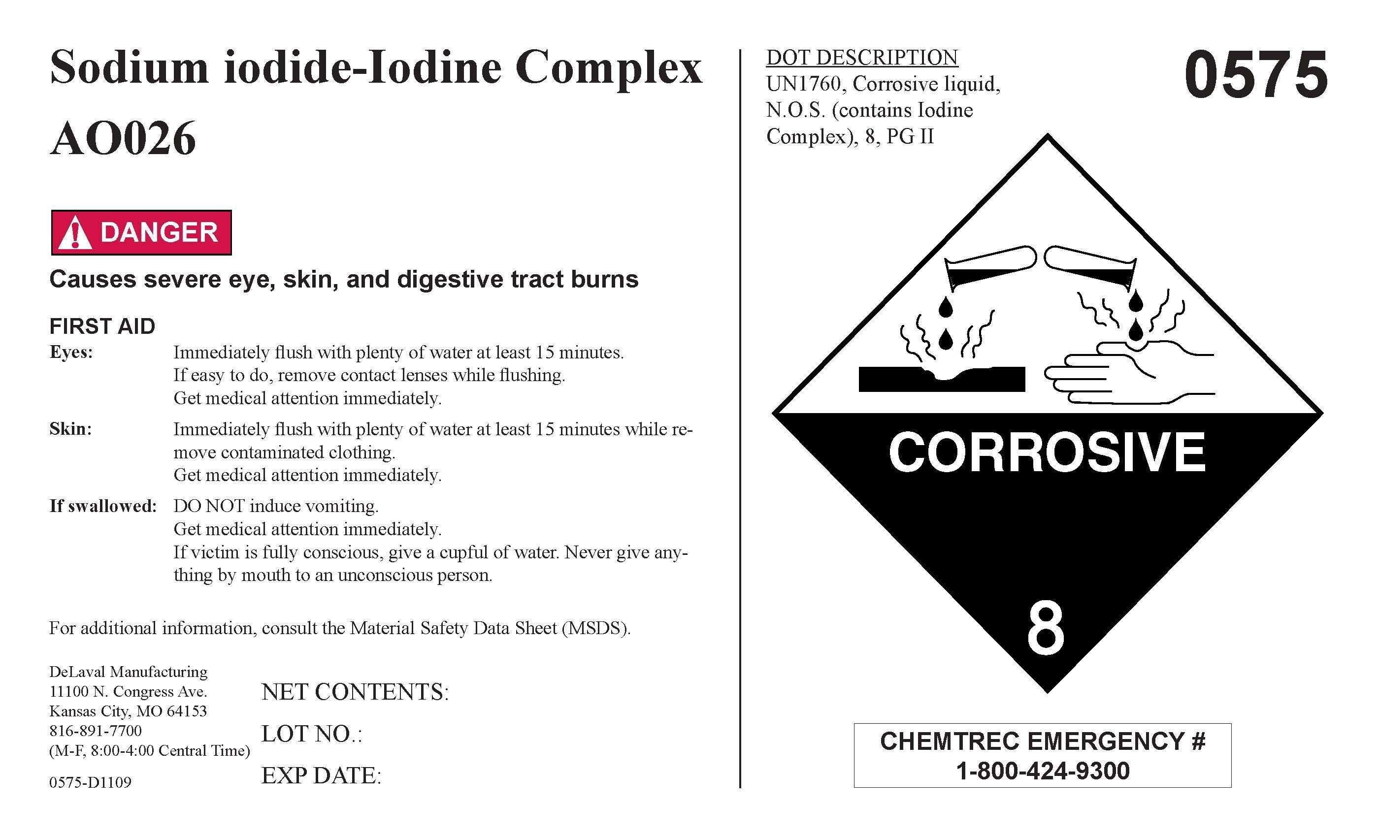 Sodium iodide-Iodine Complex